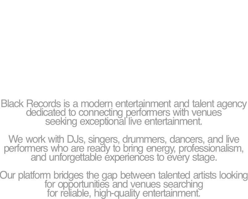 who we are
